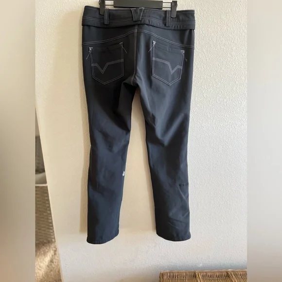 VOLCOM Nimbus Hybrid Skinny Snowboarding Pant Black - Picture 5 of 14